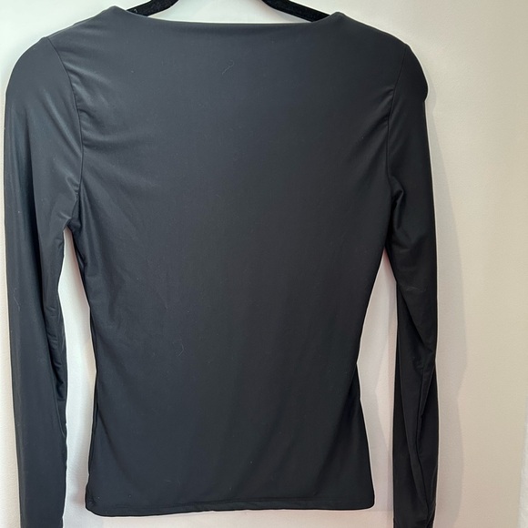 Abercrombie Soft Seamless Long-Sleeve Square-Neck Top - Picture 5 of 7